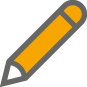 graphic of a yellow pencil